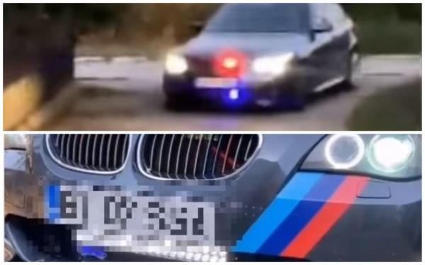 Un șofer din Botoșani a rămas fără permis după ce și-a filmat BMW-ul și a postat imaginile pe TikTok