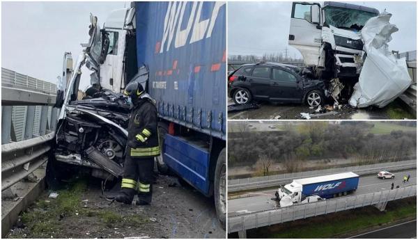 Un tânăr român a murit nevinovat, strivit de TIR în Italia. Pompierii s-au chinuit 4 ore să-i scoată trupul din duba zdrobită