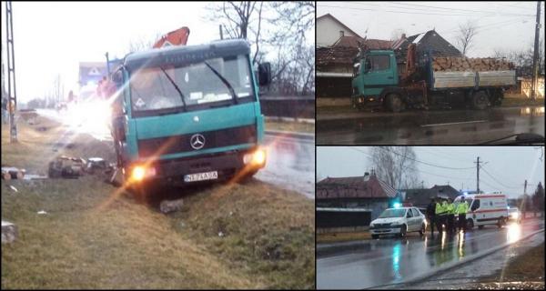 Un băiat de 16 ani a murit spulberat de camion, la Davideni