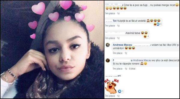 Andreea-Loredana Măcău a fost dată dispărută de familie şi poliţie, în Tălmaciu, Sibiu