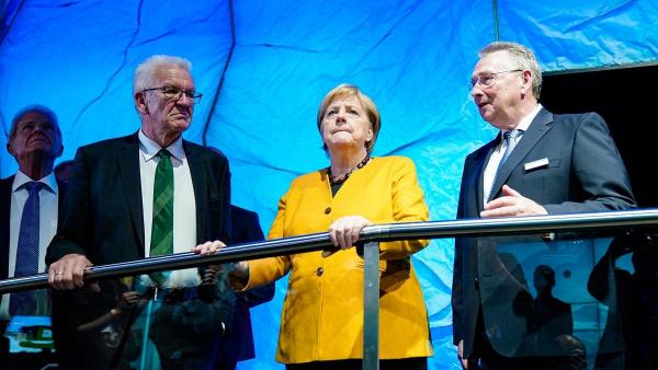 Dietmar Hopp, alături de Angela Merkel