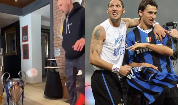 Marco Materazzi și Zlatan Ibrahimovic