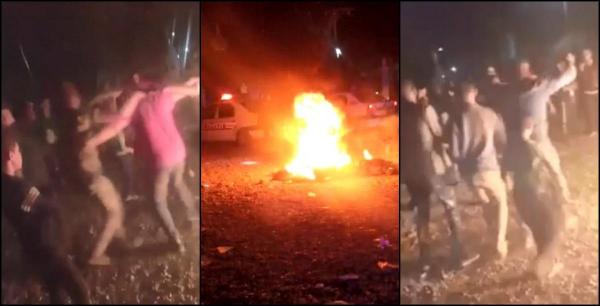 Petrecere cu zeci de oameni pe stradă, în noaptea de Înviere: "Hai, băieții. Să vină Poliția, n-are ce să facă" (Video)