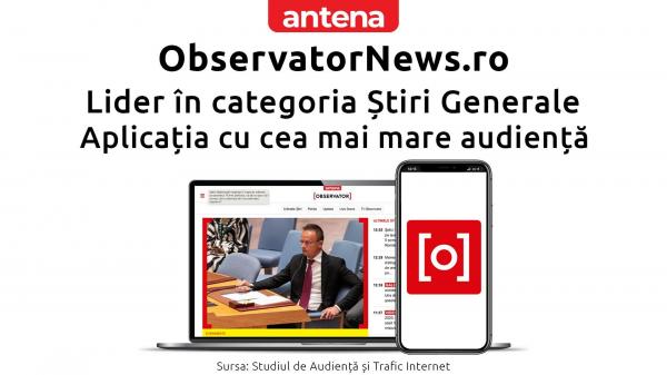 Descarcă aplicația Observator News din Google Play și App Store