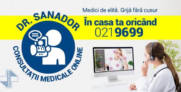 SANADOR lansează serviciul Dr. SANADOR - Consultaţii medicale online