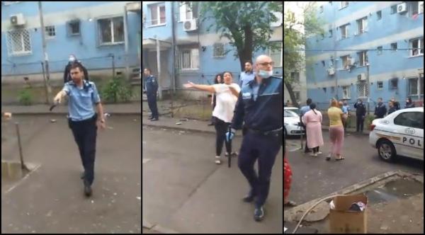 Scandal transmis live în cartierul Rahova