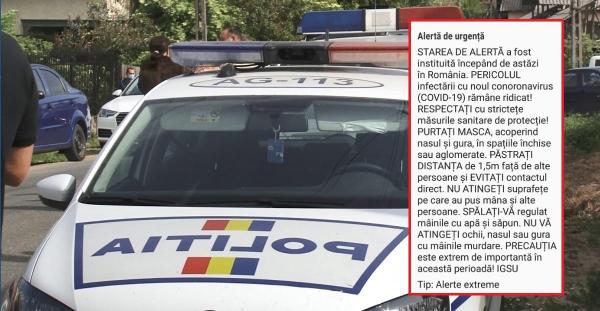 Mesaj Ro-Alert privind pericolul infectării cu noul coronavirus, transmis în România