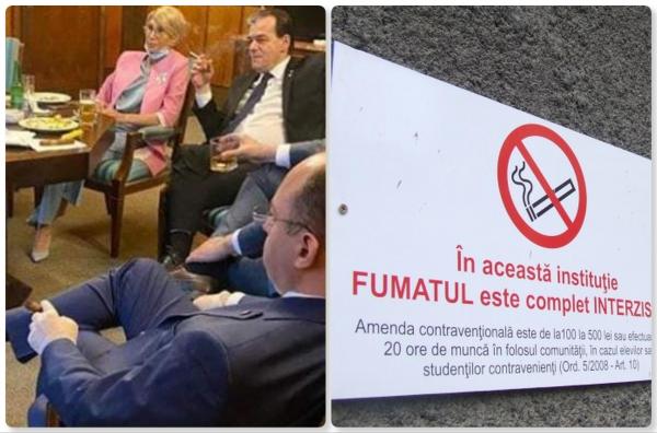 Ce amendă riscă Orban pentru că a fumat în birou. „Recunosc. Asta e”