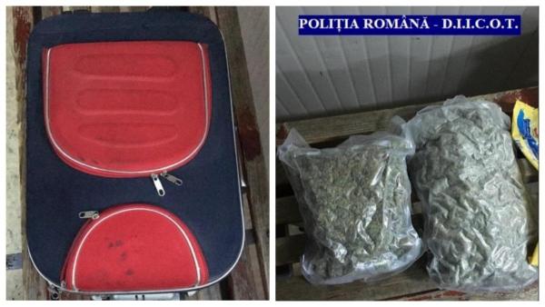 Bărbatul avea 1,2 kilograme de cannabis asupra sa