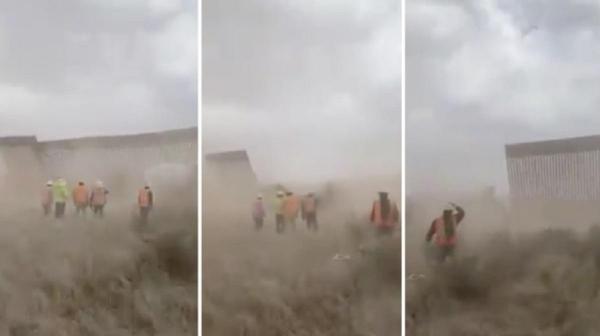 Zidul s-ar fi prăbușit undeva între Texas și nord-estul statului mexican Tamaulipas