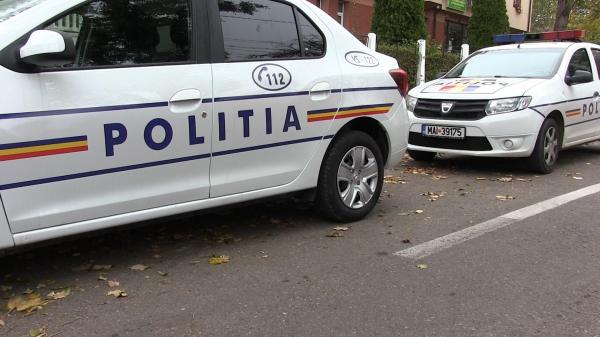 Mașină de poliție în misiune