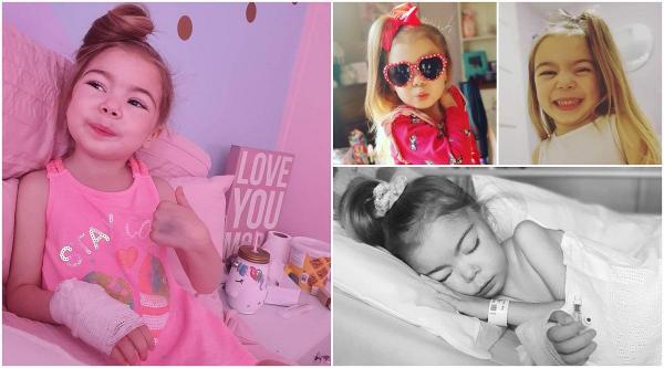 Thalia-Beau Wright în vârstă de 5 ani