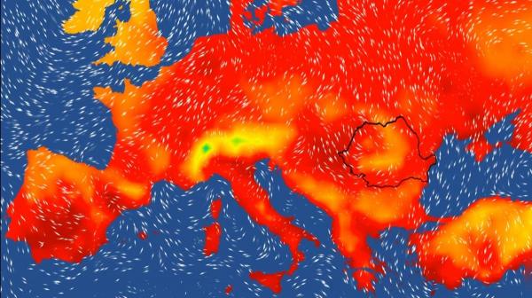 Urmează trei zile de caniculă, cu temperaturi resimțite de peste 40 de grade Celsius