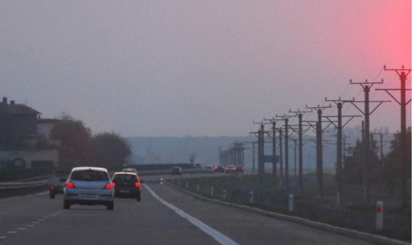 Coloana de mașini formată are cel puțin trei kilometri