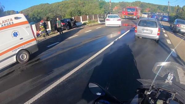 Imagini de la accidentul ministrului Bode