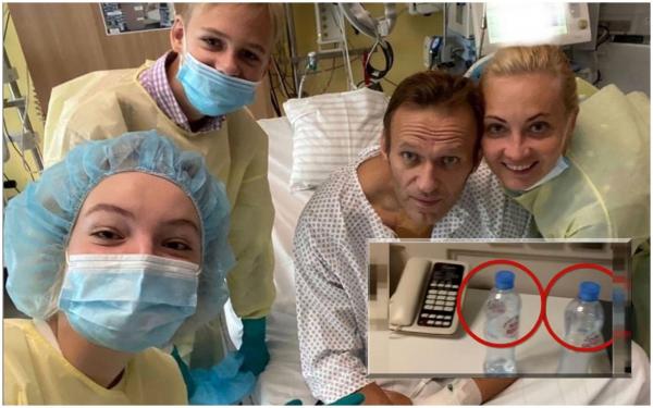 Aleksei Navalnîi a fost otrăvit cu Noviciok la hotel, cu o sticlă cu apă