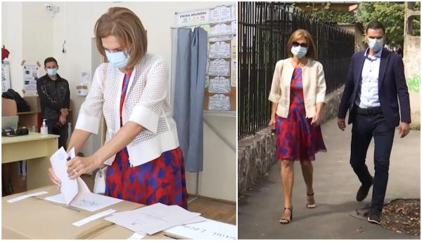 Carmen Iohannis a votat la alegerile locale 2020