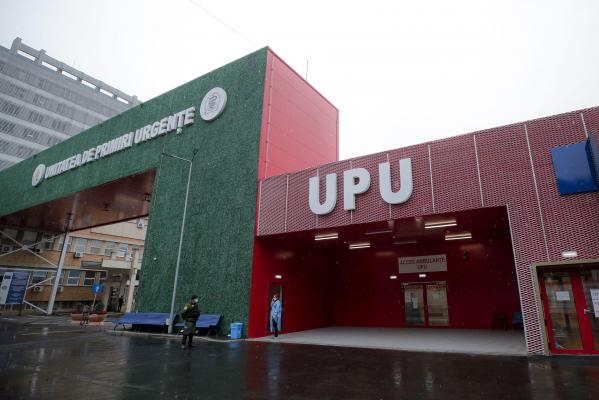 Imagine cu noua Unitate de Primiri Urgente (UPU) a Spitalului Clinic de Urgenta "Bagdasar-Arseni" din Bucuresti