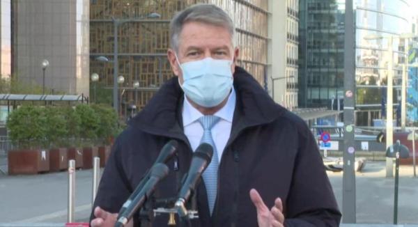 Klaus Iohannis, îndemn pentru români de la Bruxelles: "Mergeți și vă vaccinați, să terminăm odată cu pandemia"