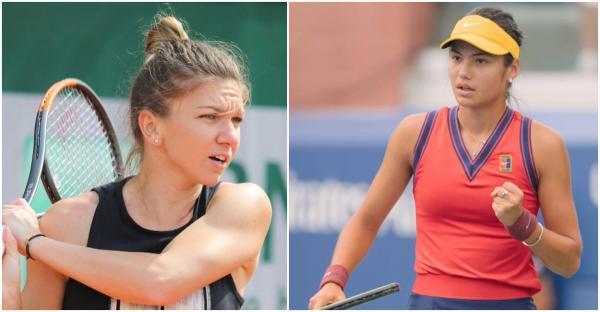 Simona Halep şi Emma Răducanu