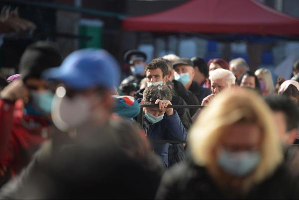 Rata de infectare în Bucureşti a ajuns la valoarea de 11.61 cazuri la mia de locuitori