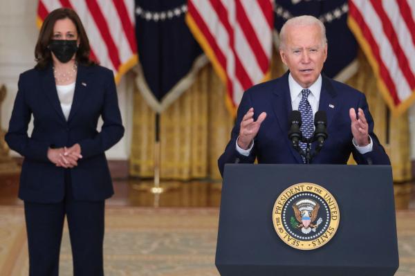 președintele SUA Joe Biden și vicepreședintele Kamala Harris