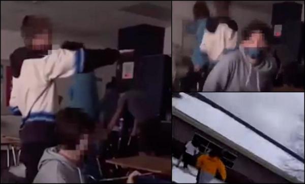 Momentul în care elevii încearcă să scape cu viaţă, după ce un adolescent de 15 ani a deschis focul într-un liceu din Michigan