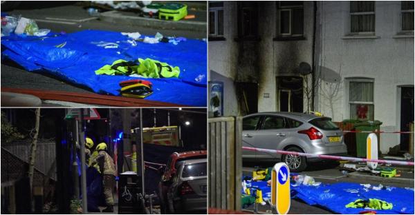 Patru copii au murit în incendiul devastator