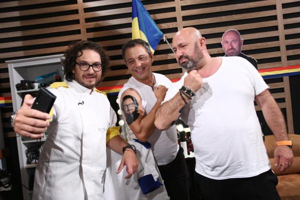 Finala ediţiei speciale Chefi la cuţite, lider detaşat de audienţă. Chef Bontea şi chef Scărlătescu şi-au tatuat chipul lui chef Florin Dumitrescu