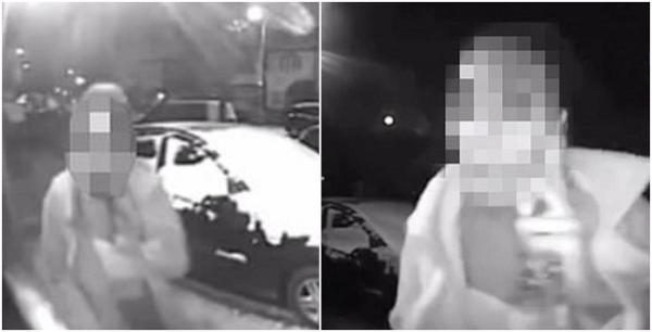 Filmările surprinse de o cameră de supraveghere arată cum femeia se apropia de o casă din Ilford, în estul Londrei