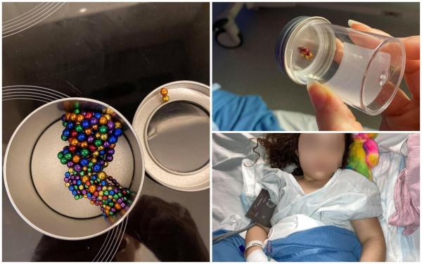 Fetiță de patru ani, în pericol de moarte după ce a înghițit mărgele magnetice cu care se juca