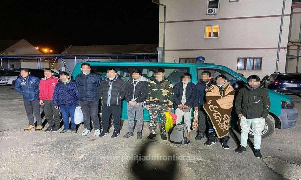 Migranţii prinşi de poliţiştii români de frontieră sunt cercetaţi penal