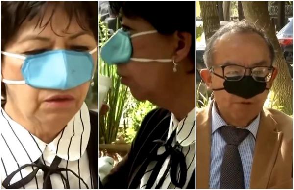 Măști COVID-19 numai pentru nas, pe care oamenii să le poarte în timp ce mănâncă