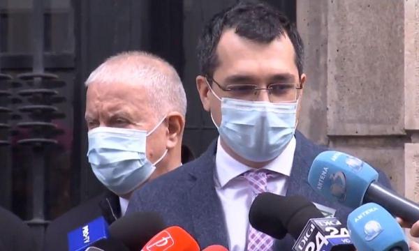 Vlad Voiculescu a susținut o declarație de presă după întâlnirea cu reprezentanții Cultelor