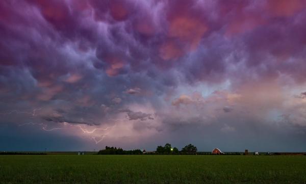Doi bărbați din Teleroman au fost loviți de fulger, în timp munceau pe un câmp