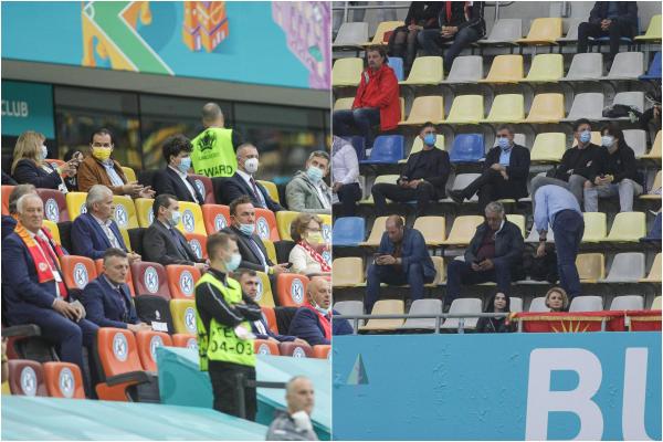 Politicienii în zona VIP, legendele din fotbal la tribuna a II-a. Explicația FRF și reacția lui Gică Popescu