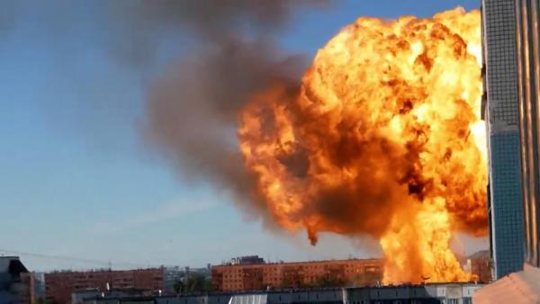 Explozie puternică într-o benzinărie din Rusia: 33 de oameni au fost răniţi, 7 sunt la Terapie Intensivă - VIDEO