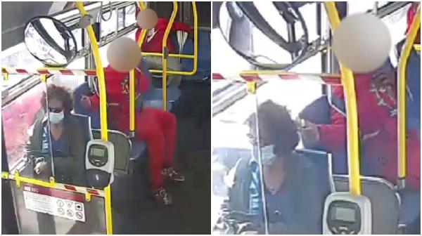 Momentul terifiant în care un adolescent îi dă foc la păr unei femei, într-un autobuz din San Francisco