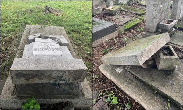 Morminte vandalizate in cimitirul evreiesc de la Ploiești