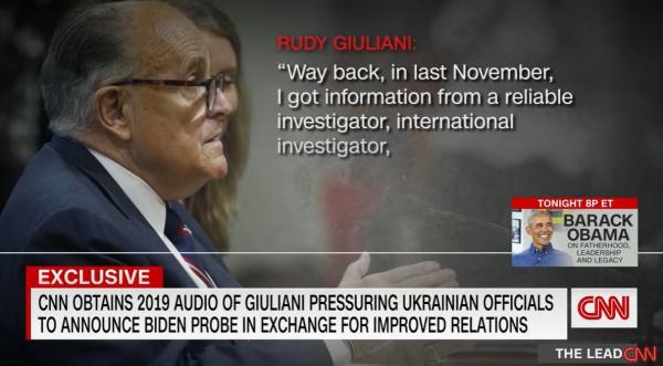 CNN a publicat o înregistrare care arată cum Rudy Giuliani, avocatul lu Trump, a presat Ucraina să-l ancheteze pe Joe Biden