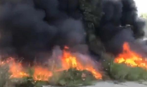 Incendiul provocat de român s-a soldat cu pagube uriaşe