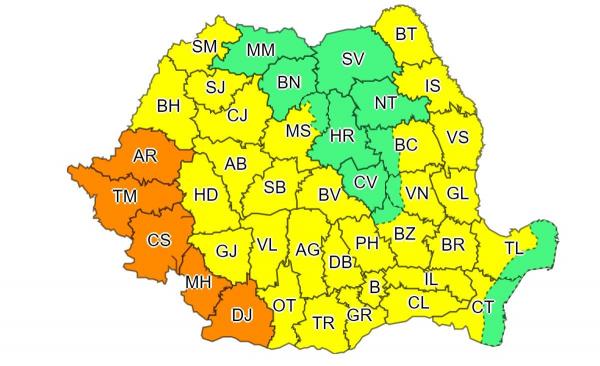 harta meteorologică