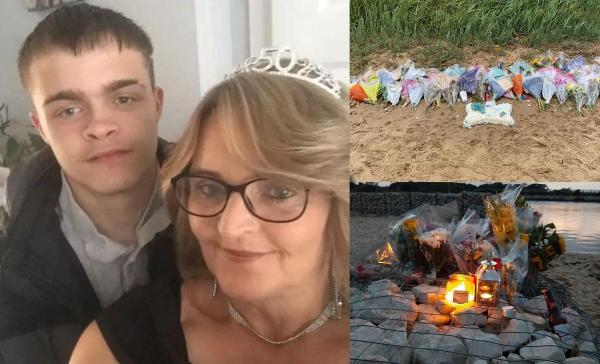 Callum Osborne-Ward şi mama lui