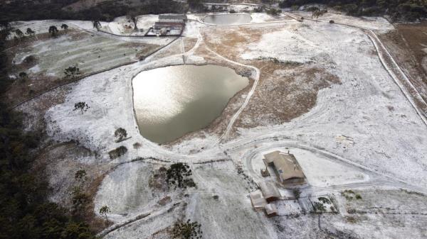 Prima zăpadă în Brazilia din ultimele şase deceniia