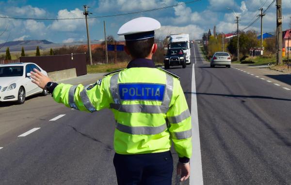 polițist în trafic