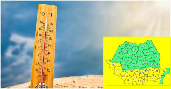 Avertizare valabilă până miercuri seara