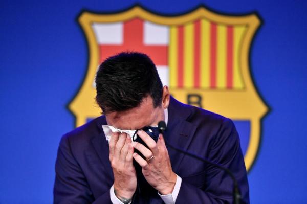 Messi, în lacrimi la plecarea de la FC Barcelona