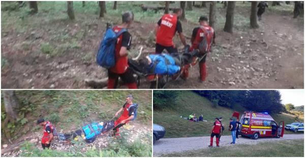 Turist rănit la tiroliană