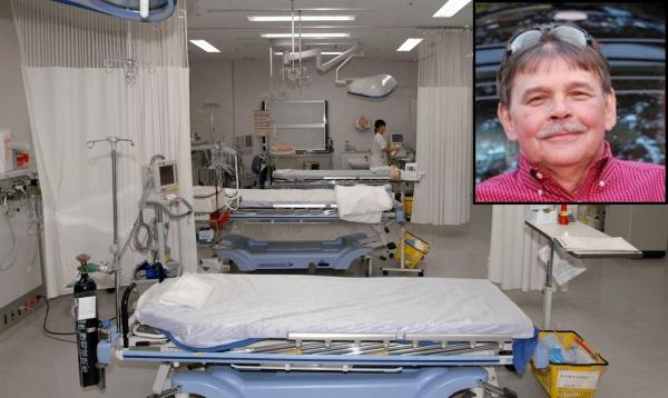 Bărbatul a murit în cele din urmă într-un spital la peste 300 de kilometri de casă
