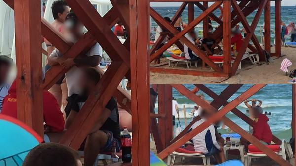 Mai mulţi salvamari din Eforie Nord, surprinşi consumând băuturi alcoolice în timpul programului